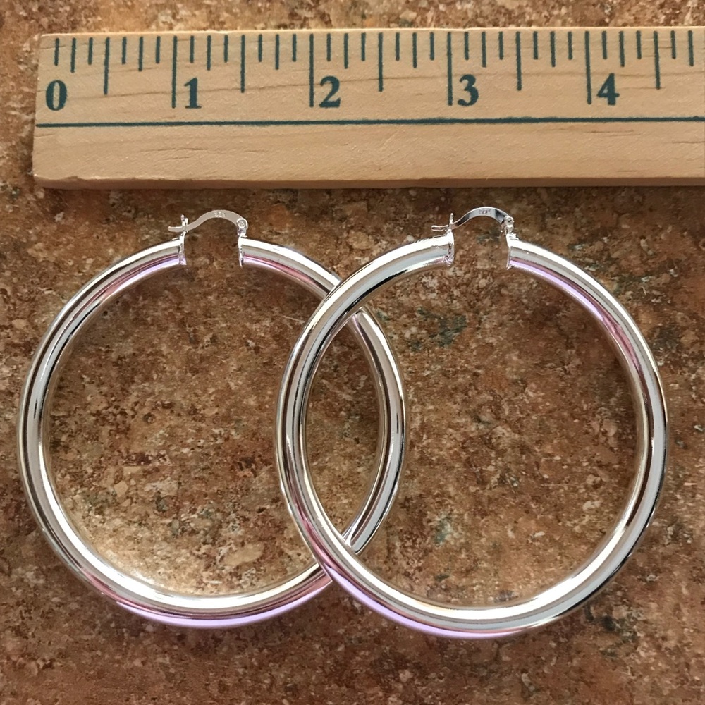 Sterling silver Hoop earrings